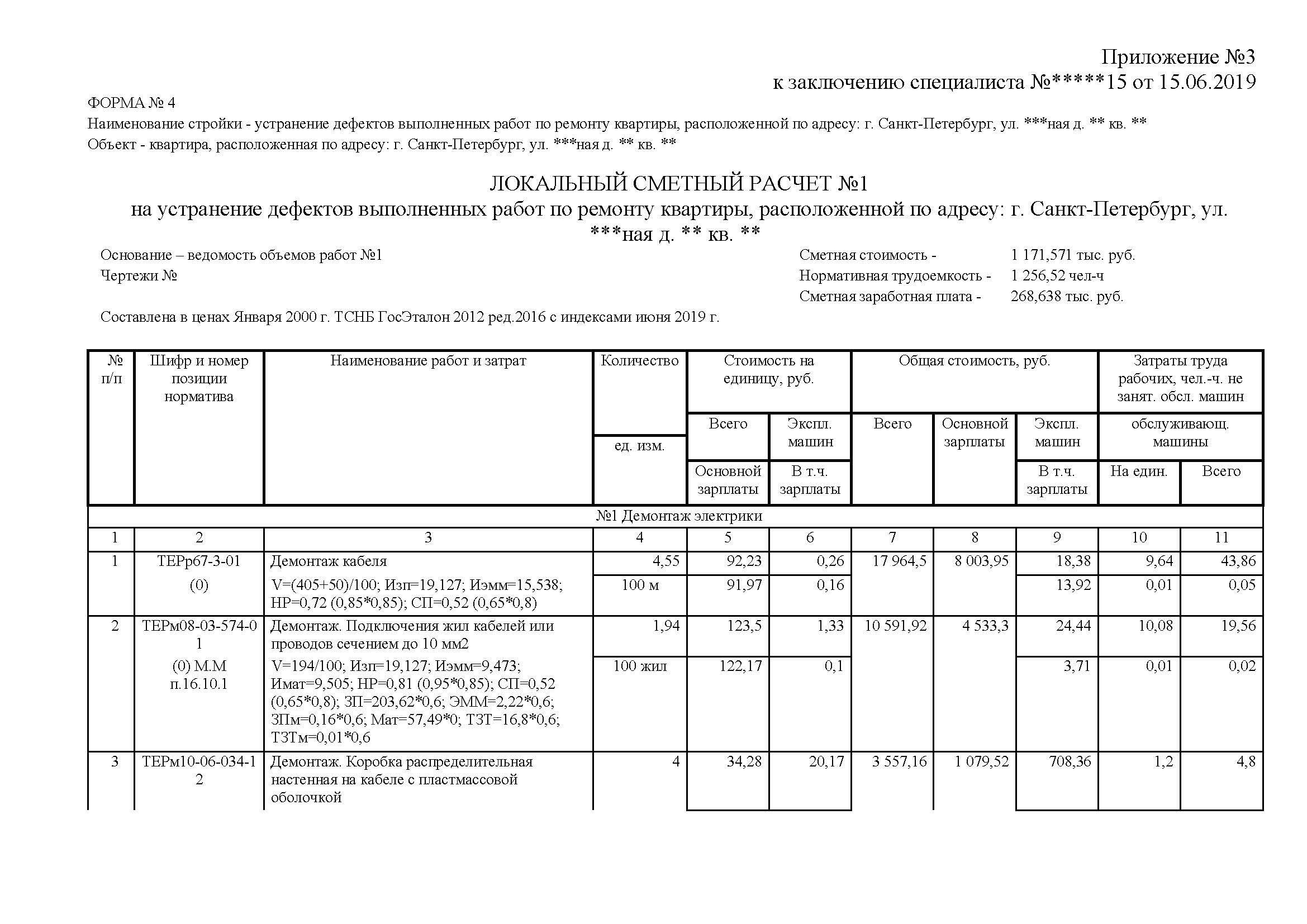 Иул образец заполнения